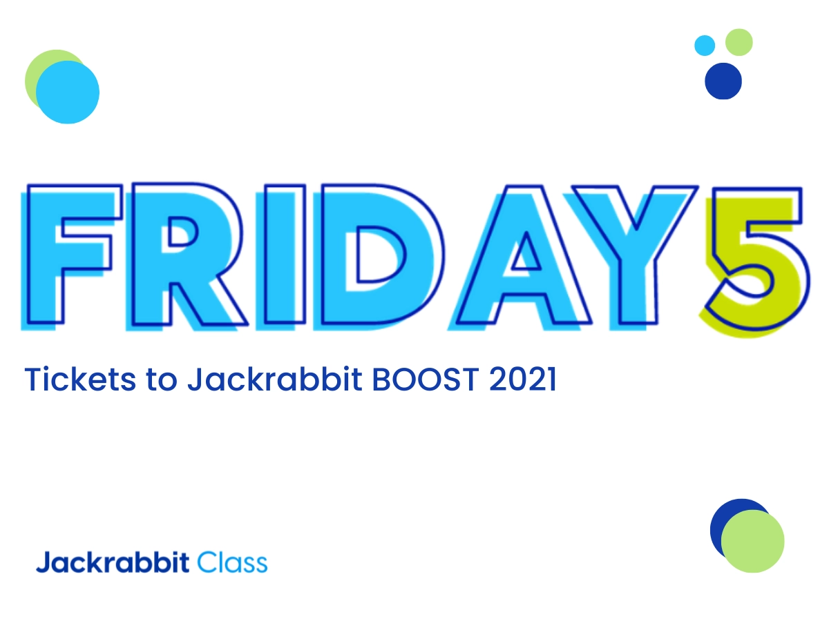 Jackrabbit Friday 5. Boost 2021