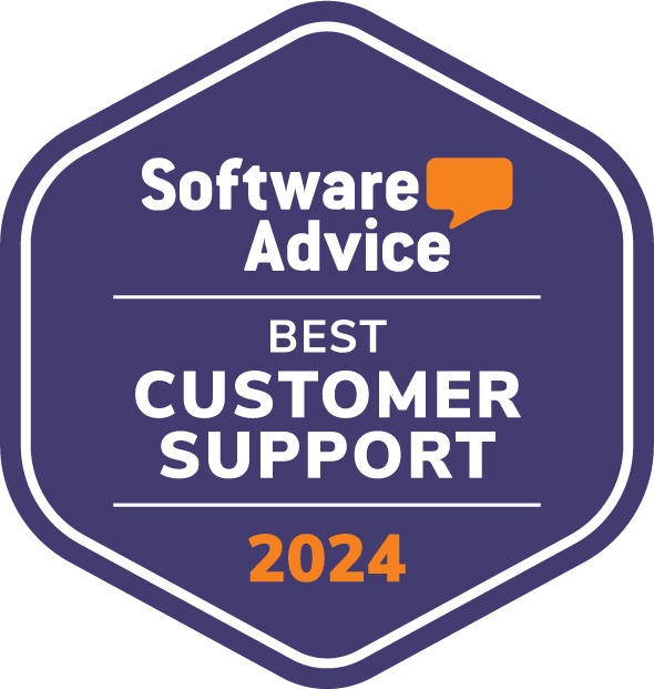 Software Advice Best Customer Support badge logo